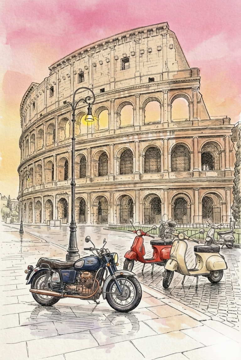 Rome3-day walking route